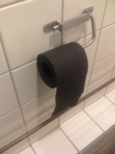 Zwart papier Designers guilt?